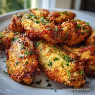 Air Fryer Parmesan Crusted Chicken Wings: Crispy Garlic Parmesan Recipe