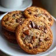 Brown Butter Toffee Chocolate Chip Cookies: Crispy Baked