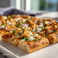 Buffalo Chicken Pizza in 32 Minutes