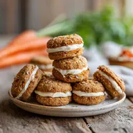 Carrot Cake Cookies with Cream Cheese Frosting