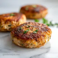 Salmon Patties: Crispy Homemade Meal for 4 Servings