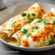 Chicken Enchiladas: Creamy and Baked