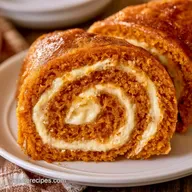 Pumpkin Roll with Cream Cheese