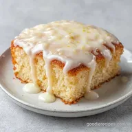 Easy White Poke Cake with Sour Cream