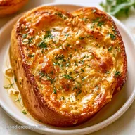 Garlic Homemade Bread for 8 Slices