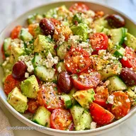 Greek Avocado Salad with Feta