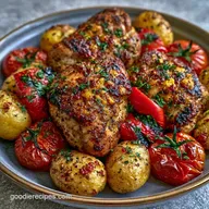 Greek Sheet Pan Chicken for 4 Servings