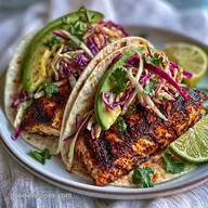 Healthy Grilled Fish Tacos with Mango Salsa