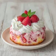 Homemade Strawberry Poke Cake: Creamy