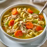 Instant Pot Chicken Noodle Soup: Silky