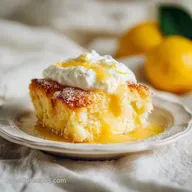Lemon Cream Cheese Dump Cake in 50 Minutes for 12 Servings