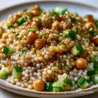 Mediterranean Couscous Salad with Chickpeas