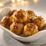 20 Minute Pepper Jelly Glazed Meatballs with Garlic