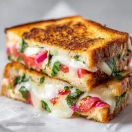 Pizza Grilled Cheese 2: Crispy Sourdough Sandwich in 18 Minutes