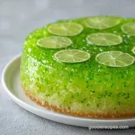 Retro Lime Jello Cake for 16 Servings
