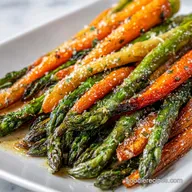 Roasted Asparagus and Carrots for 4 Servings