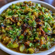 Roasted Green Tomato Salsa for 4 Servings