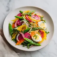 Spring Salad Recipe with Lemon Vinaigrette for 4