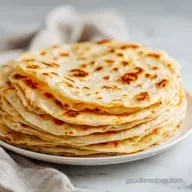 Homemade Flour Tortillas Recipe for 14 Servings