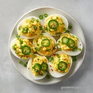 Spicy Deviled Eggs with Jalape&ntilde;os