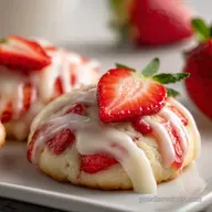 Strawberry Kiss Cookies in 20 Minutes: Tender Baked Treats