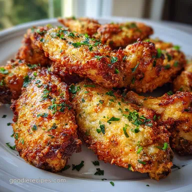 Air Fryer Parmesan Crusted Chicken Wings: Crispy Garlic Parmesan Recipe