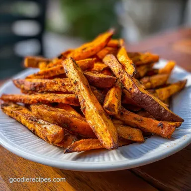 Best Air Fryer Sweet Potato Fries Crispy with Smoked Paprika