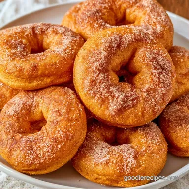 Baked Pumpkin Doughnuts in 25 Minutes Recipe Card