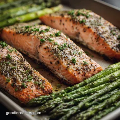 Best Baked Salmon with Asparagus Recipe in 20 Minutes