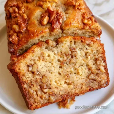 Banana Banana Nut Bread with Brown Sugar Recipe Card