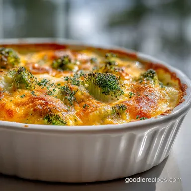 Broccoli Cheese Casserole: Creamy, Crispy Baked