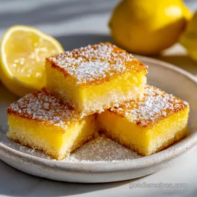 Lemon Bars With Cake Mix in 35 Minutes