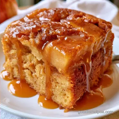 Caramel Apple Cake in 65 Minutes: Golden