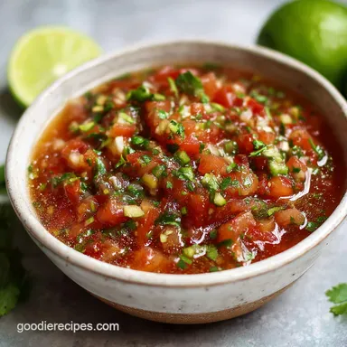 Chilis Salsa Recipe Ready in 30 Min Recipe Card