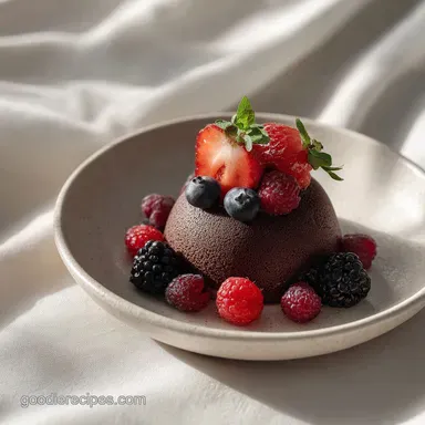 Walking Dessert with Chocolate and Berries for 8 Servings