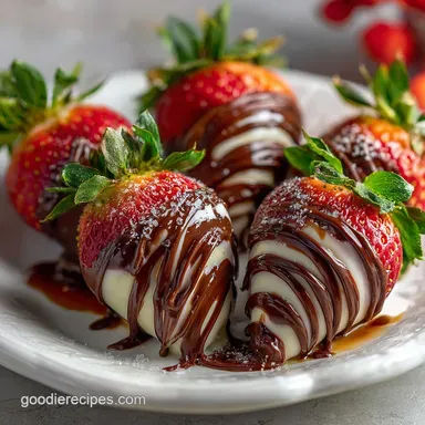 Chocolate Covered Strawberries Without A Thermometer Recipe Card