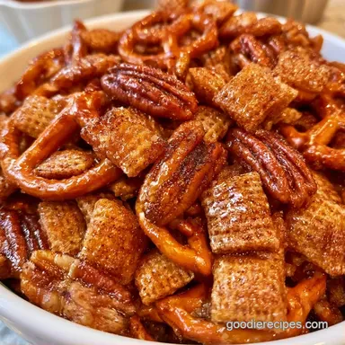 Cinnamon Sugar Chex Mix for 8 Servings Recipe Card