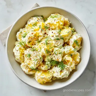 Potato Salad Recipe: Velvety Dressing in 30 Min Recipe Card