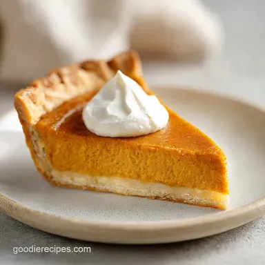 Classic Pumpkin Pie: Silky and Baked