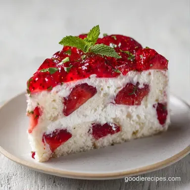 Classic Strawberry Poke Cake in 45 Mins Recipe Card