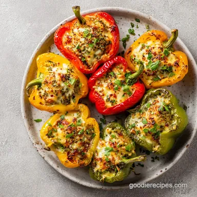 Stuffed Peppers with Rice: Tender in 45 Min Recipe Card