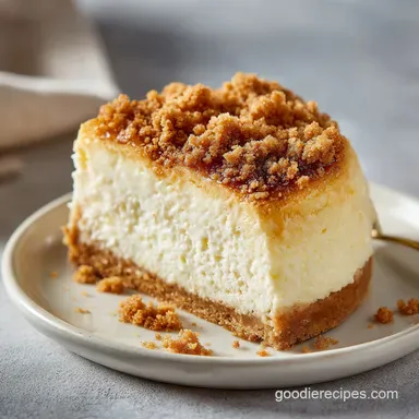 Coffee Cake Cheesecake for 10 Slices Recipe Card