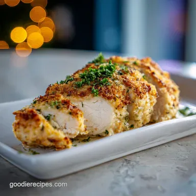Parmesan Crusted Chicken for 4 Servings with Golden Crust