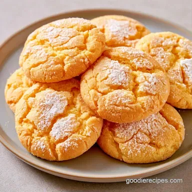 Cream Cheese Crinkle Cookies for 24 Recipe Card
