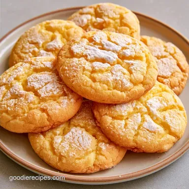 Cream Cheese Crinkle Cookies for 24
