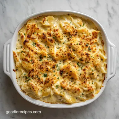 Chicken Alfredo Bake with Broccoli in 45 Minutes