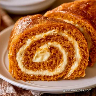 Pumpkin Roll with Cream Cheese