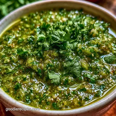 Creamy Tomatillo Sauce in 30 Minutes Recipe Card