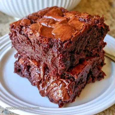 Dark Chocolate Brownies in 45 Minutes Recipe Card