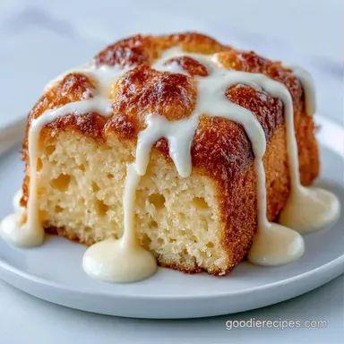 Double Filled Poke Cake for 12 Servings Recipe Card